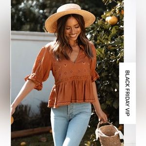 Petal & pup top